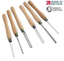 Record Power New British Made 6 Piece Turning Tool Set (Bowl Set & Spindle Set) £179.95